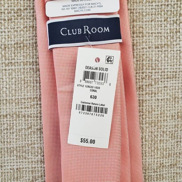 Club Room Classic  Deason Solid Tie - Picture 8 of 8